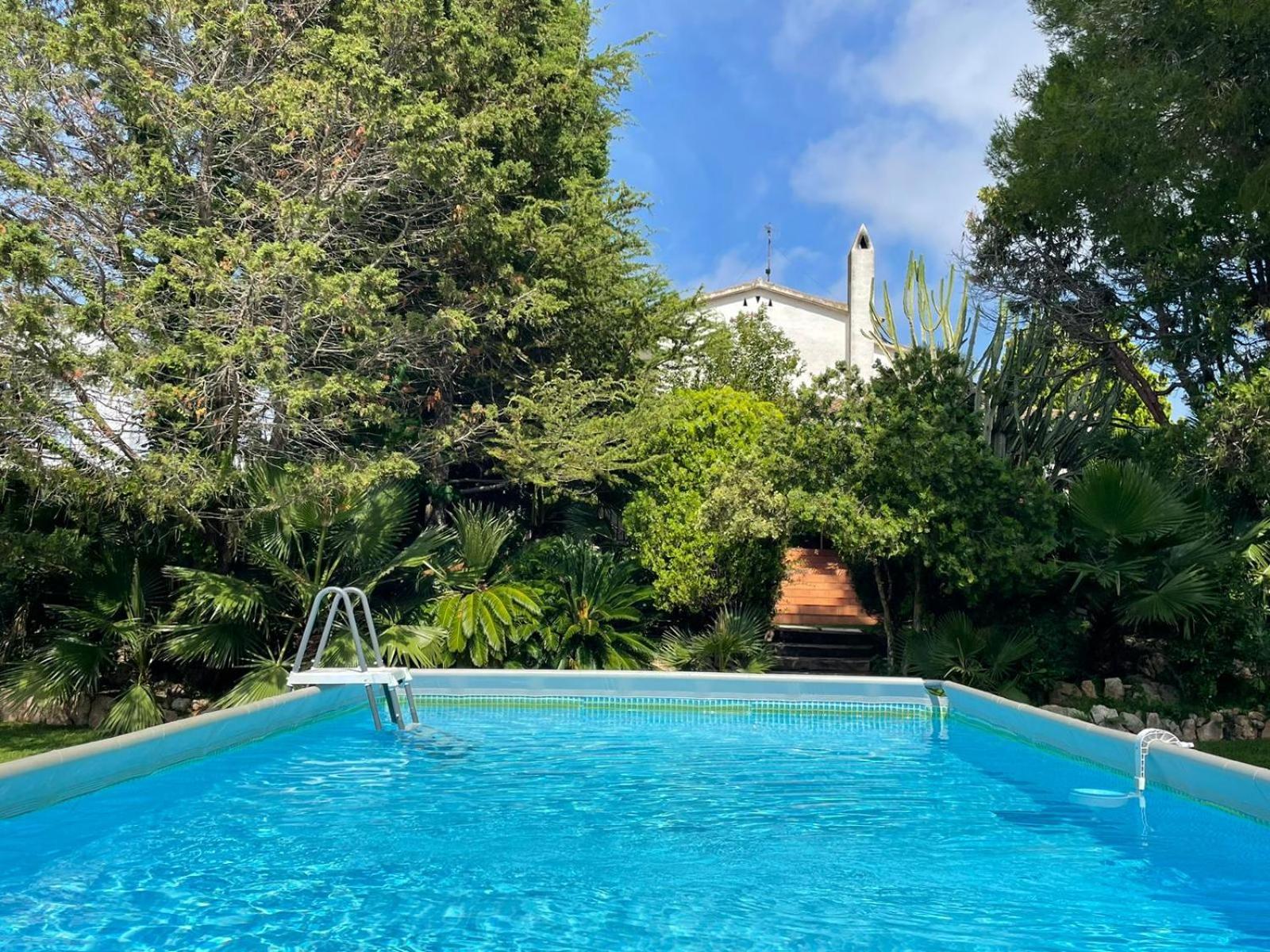 Casa mediterránea con gran jardín y piscina a 500 m de la playa Roda de Bará Esterno foto