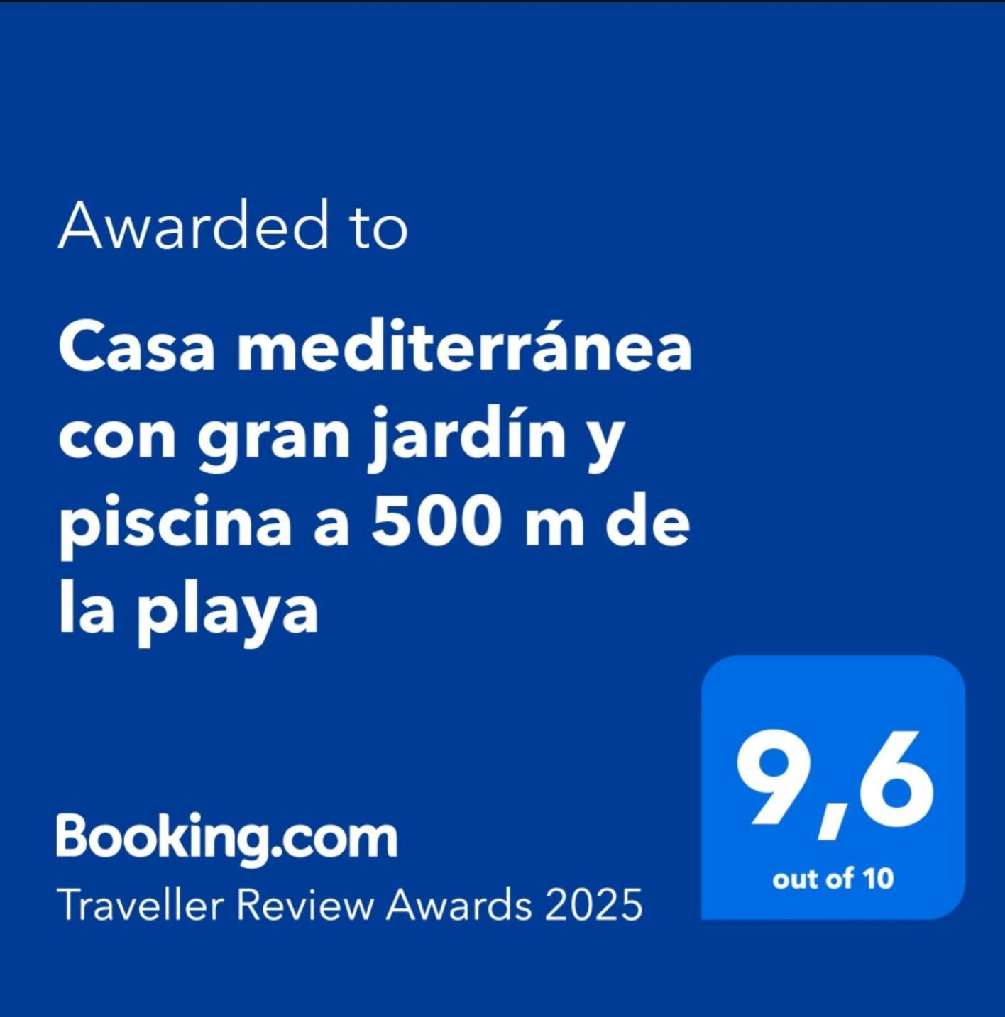 Casa mediterránea con gran jardín y piscina a 500 m de la playa Roda de Bará Esterno foto